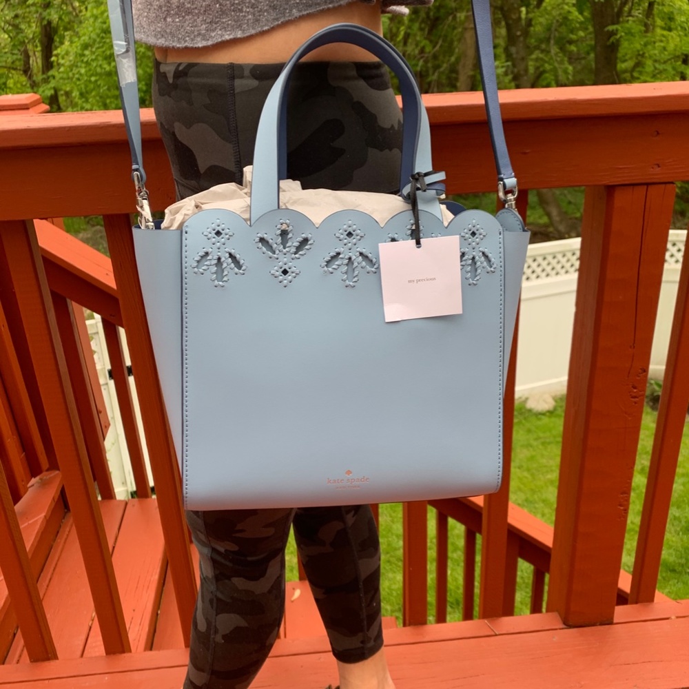 NWT KATE SPADE MAGNOLIA EMBROIDERED MINI MINA - Picture 2 of 5